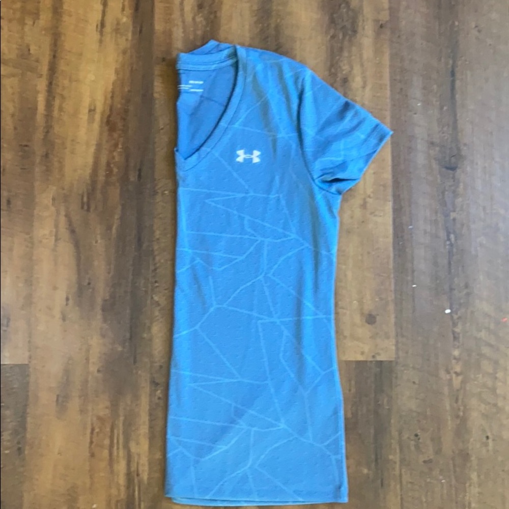Women’s Under Armour HeatGear Blue Tee Size M